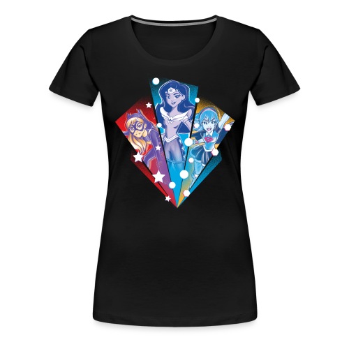 DC Super Hero Girls Batgirl Wonder Woman Supergirl - Frauen Premium T-Shirt