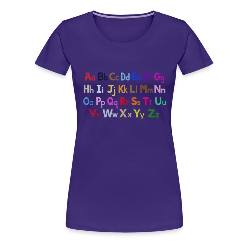alphabet 2 - Women's Premium T-Shirt