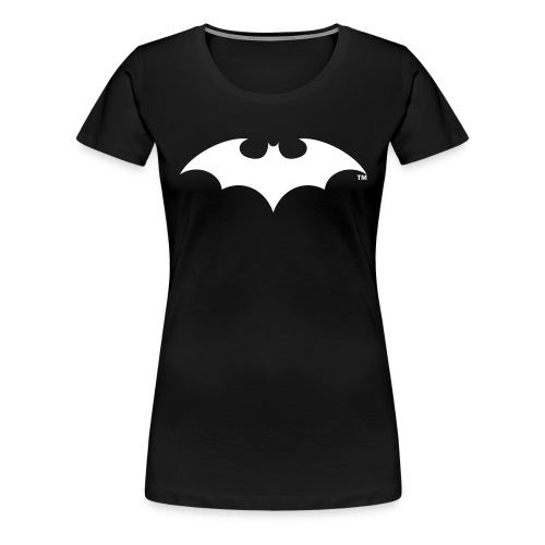 Batman White Bat Logo - Frauen Premium T-Shirt
