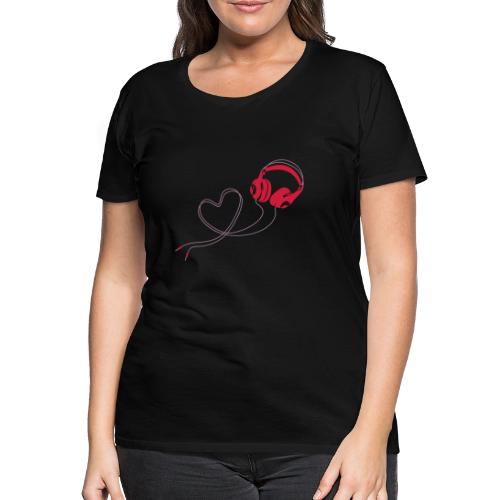 love music 2 - Frauen Premium T-Shirt