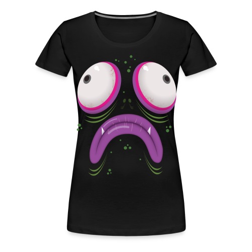 halloween monstre poisson - T-shirt Premium Femme