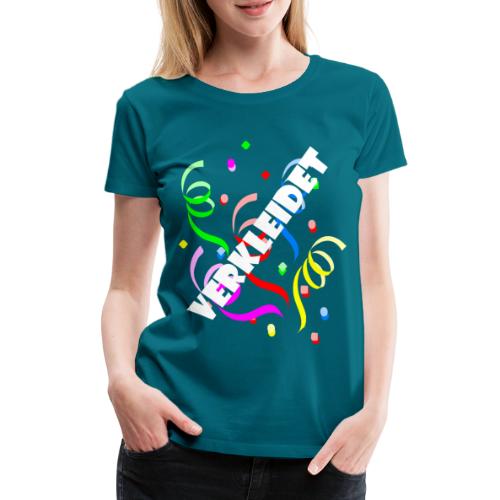 verkleidet Luftschlange Karneval Norddeutsch - Frauen Premium T-Shirt