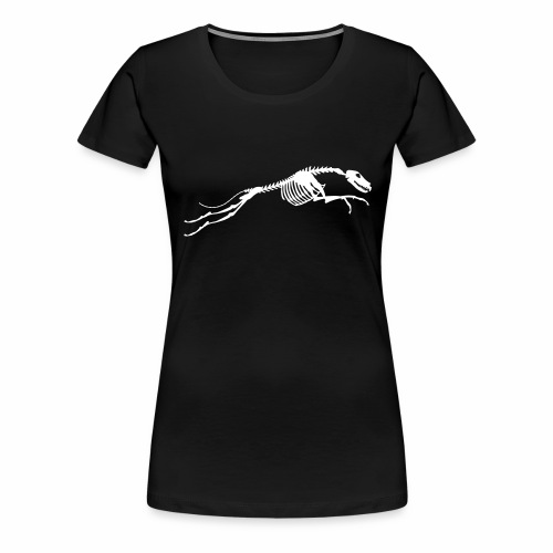 Juokse Luuranko Run Skeleton - Naisten premium t-paita
