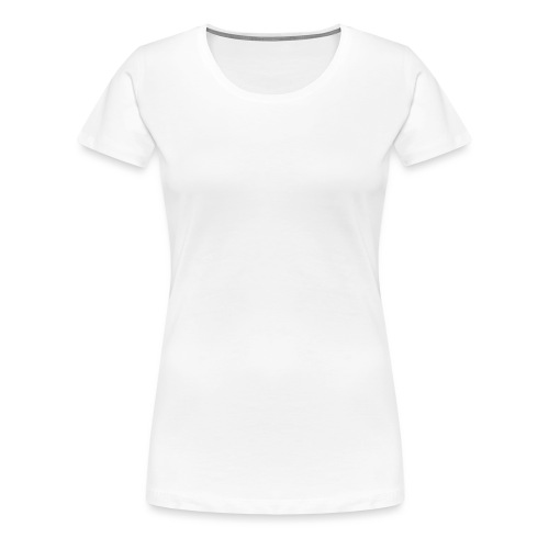 Laune logo tekstialla white png - Naisten premium t-paita