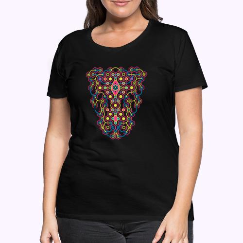 Cybertron Maze Front Print - Women's Premium T-Shirt