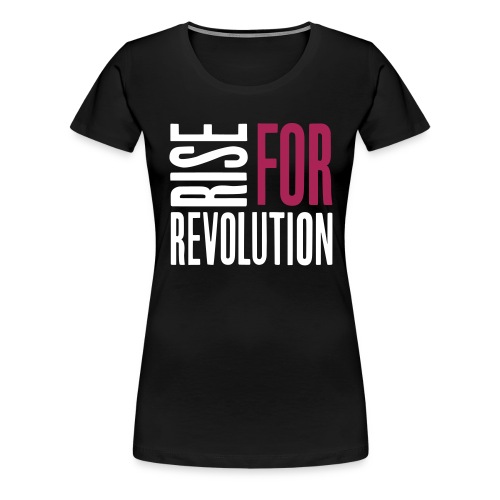 rise for rev logo - Women's Premium T-Shirt