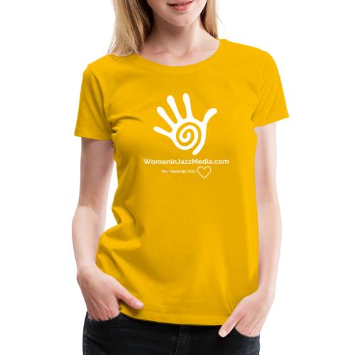 WomeninJazzMedia com - Women's Premium T-Shirt