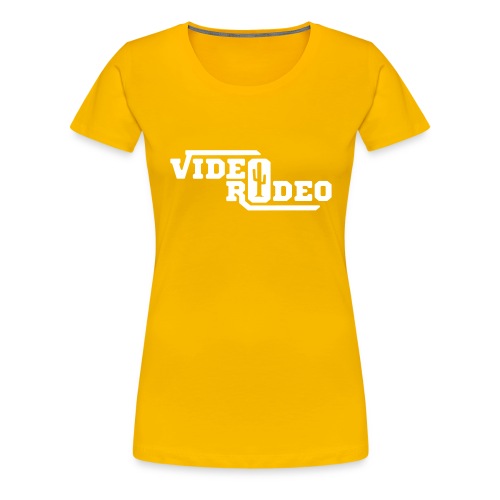 VIDEO RODEO Logo - Frauen Premium T-Shirt