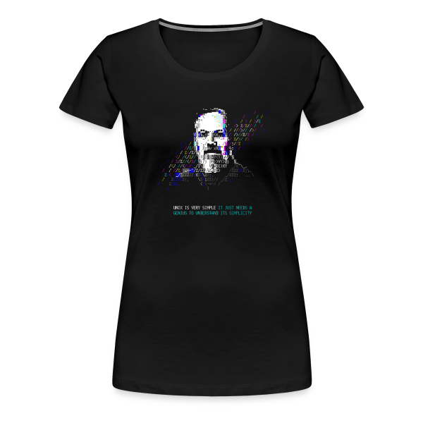Dennis Ritchie - Tech Heroes Series - Women's Premium T-Shirt