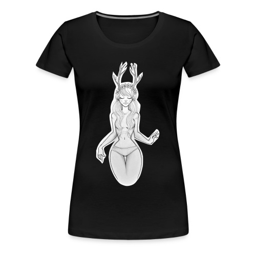 deerwoman png - T-shirt Premium Femme