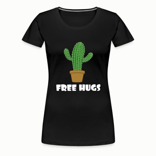 Free Hugs Cactus - Women's Premium T-Shirt