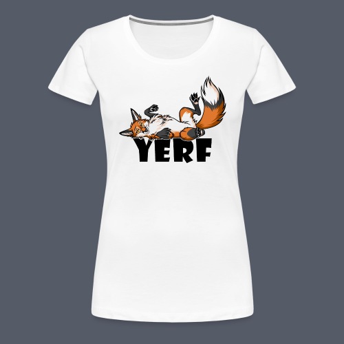 Lazy YERF FOX / Fuchs - Frauen Premium T-Shirt