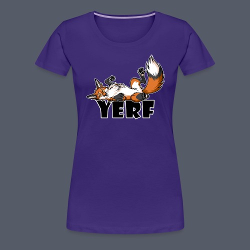 Lazy YERF FOX / Fuchs - Frauen Premium T-Shirt