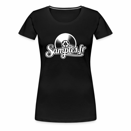 Samples.fr noir - T-shirt Premium Femme