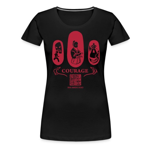 Courage_röd_RIAI_STOR - Women's Premium T-Shirt