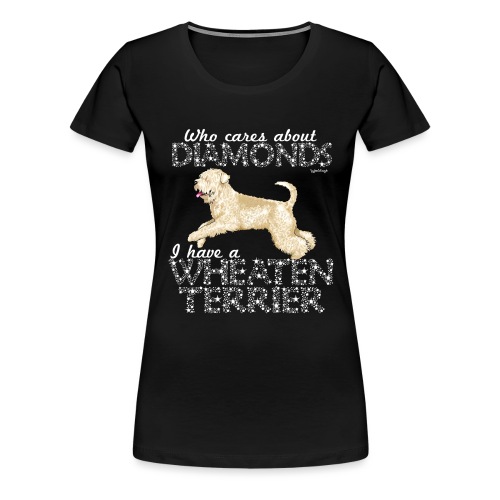Wheaten Terrier Diamonds 4 - Women's Premium T-Shirt