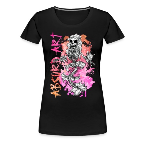 Knochentierchen Meerjungfrau von Absurd ART - Frauen Premium T-Shirt