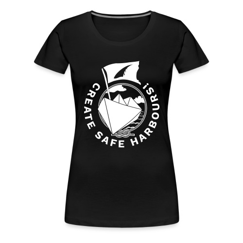 Seebruecke - Create Save Harbours - Frauen Premium T-Shirt