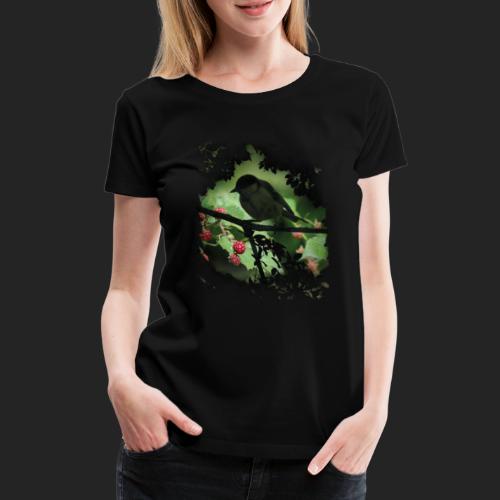 Petit oiseau dans la forêt - T-shirt Premium Femme