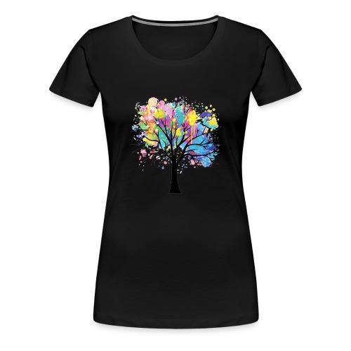 Splash Tree - T-shirt Premium Femme