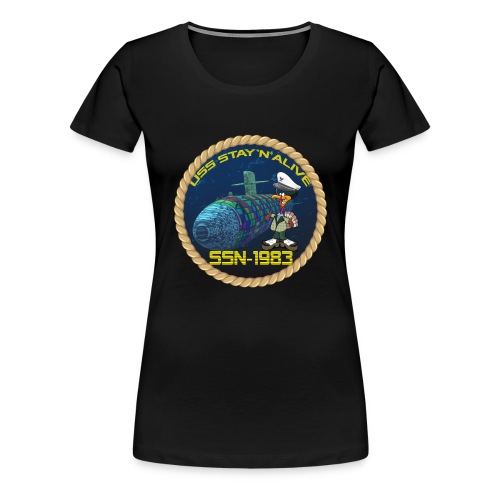 Command Badge SSN-1983 - Women's Premium T-Shirt