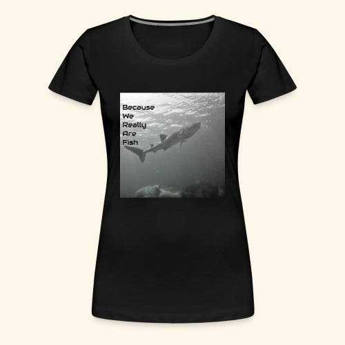 Buddy Check Whale Shark - Women's Premium T-Shirt