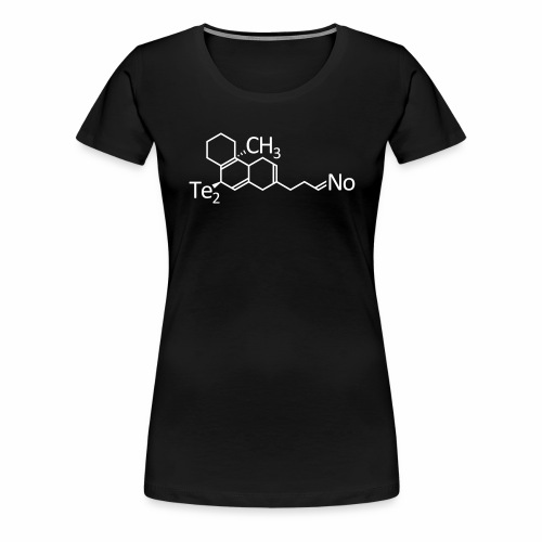 Techno Molekül Chemie Elemente Afterhour Clubbing - Frauen Premium T-Shirt