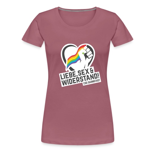CSD 2016 Logo - Frauen Premium T-Shirt