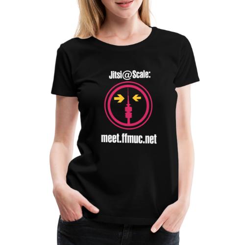 Freifunk Jitsi-Meet weiß - Frauen Premium T-Shirt