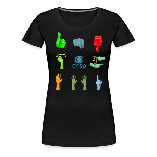 handsignals-color - Premium-T-shirt dam