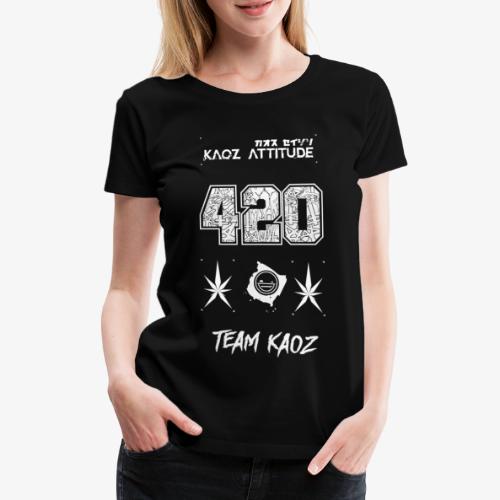 // Team Kaoz 420 Football Shirt - Frauen Premium T-Shirt