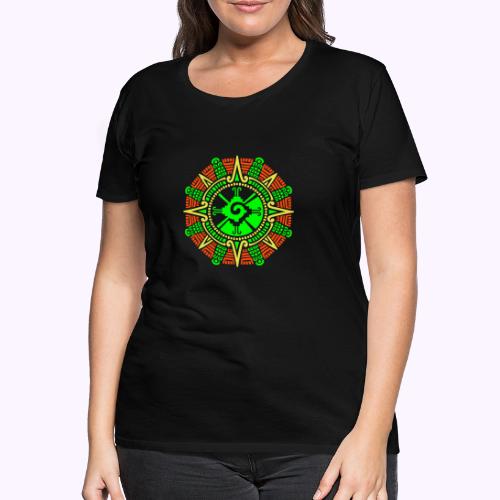 Hunab Ku Mayan Moonstone - Dame premium T-shirt