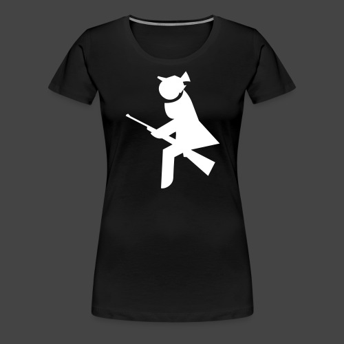 „Jagdhexe“-Jägerinnenshirt - Frauen Premium T-Shirt