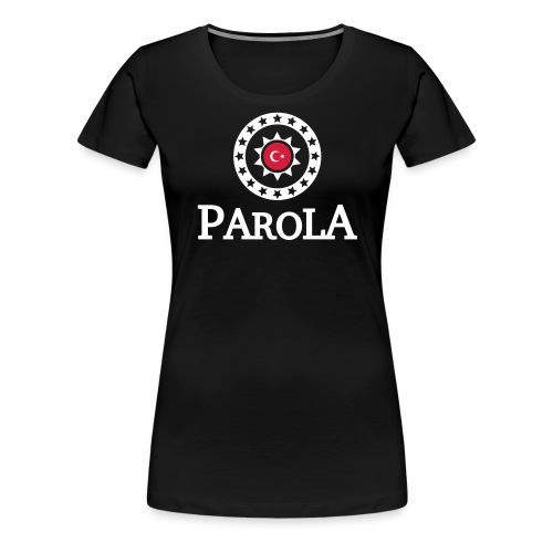 Parola Logo plane - black - Frauen Premium T-Shirt