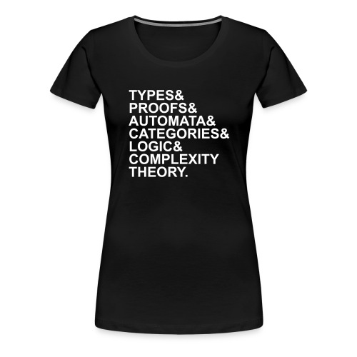 Mathematical foundations of Computer Science - Vrouwen Premium T-shirt