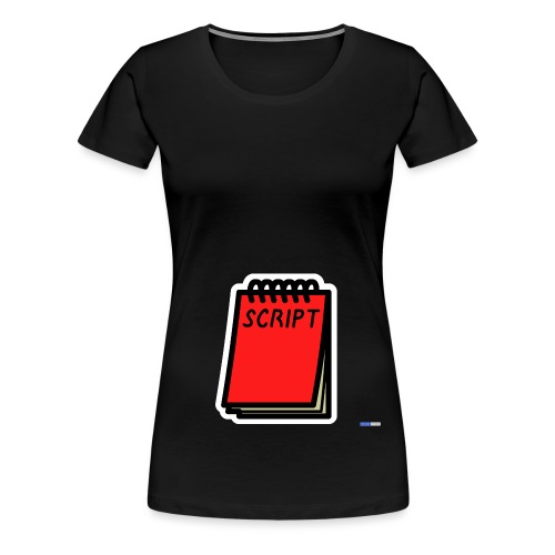 Stage Script icon png - T-shirt Premium Femme