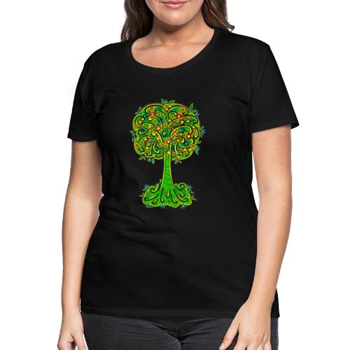 Baum, Blüten, Wald, Wandern, Natur, Blumen - Frauen Premium T-Shirt
