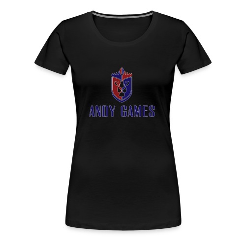 logo andygames - Vrouwen Premium T-shirt