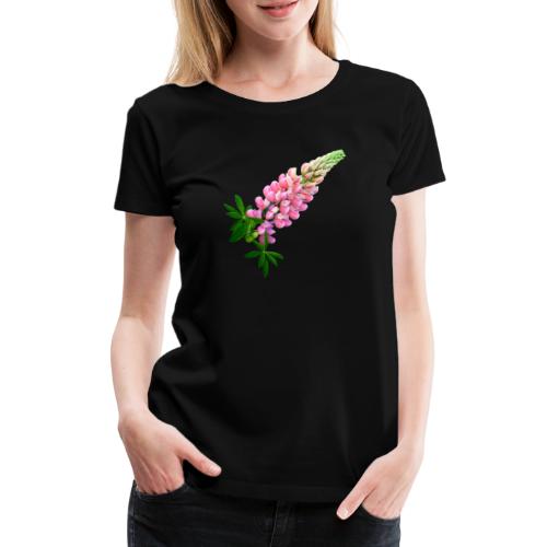 Lupine rosarot Sommer - Frauen Premium T-Shirt