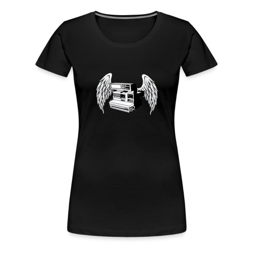 retro photo camera - Camiseta premium mujer