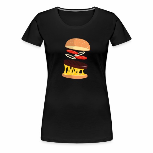 Hamburger Men - Women's Premium T-Shirt