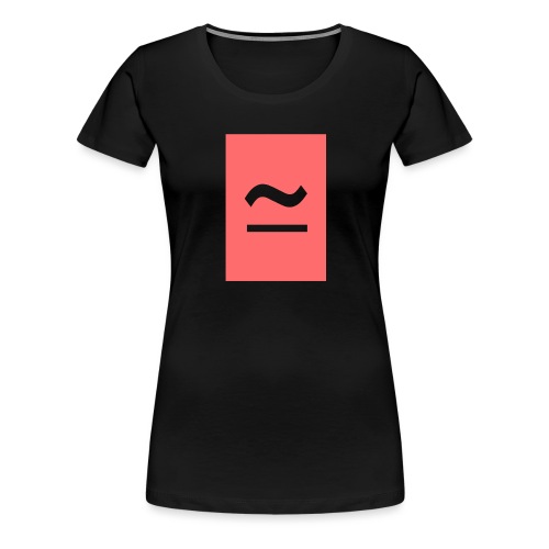 The Commercial Logo (Salmon Pink) - Women's Premium T-Shirt