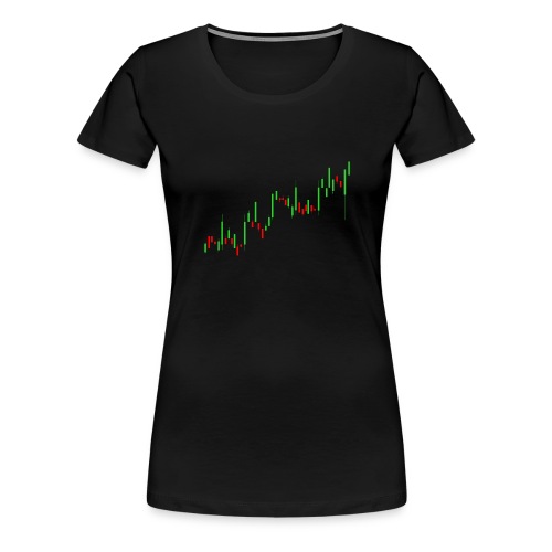 Forex Trader Candles - Women's Premium T-Shirt