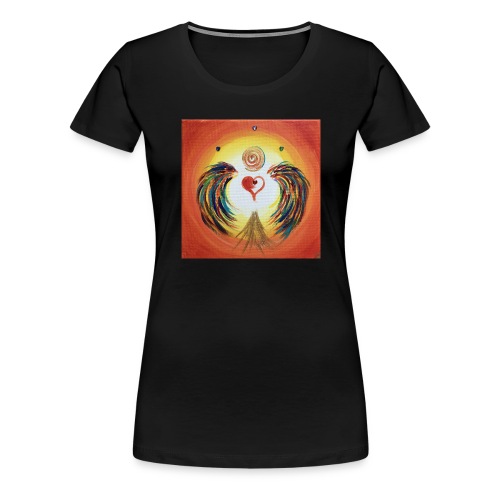 Serce anioła radości - Koszulka damska Premium