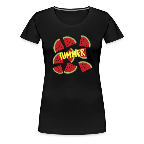 Sommer Sonne Wassermelone - Frauen Premium T-Shirt