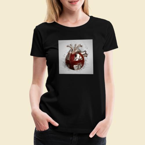 Radball Herz - Frauen Premium T-Shirt