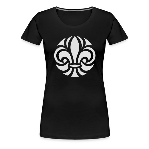 Scouterna-symbol_white - Premium-T-shirt dam