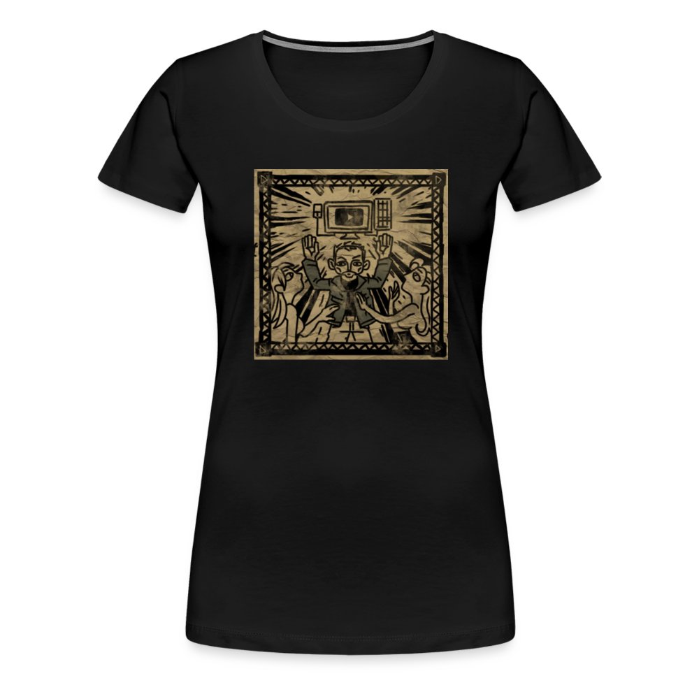 Fresque - T-shirt Premium Femme noir