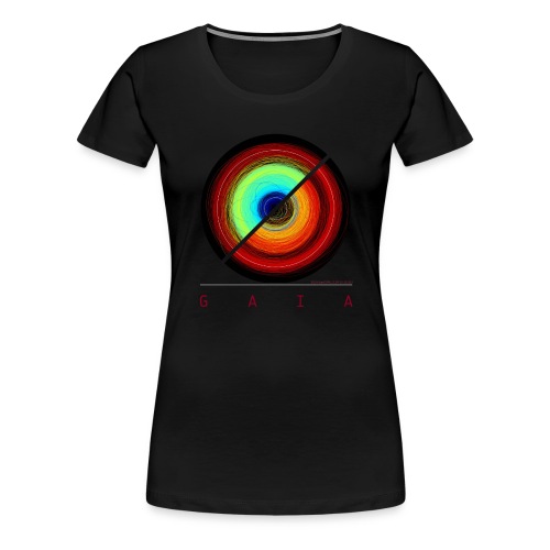 Gaia - Asteroid orbits - Women's Premium T-Shirt