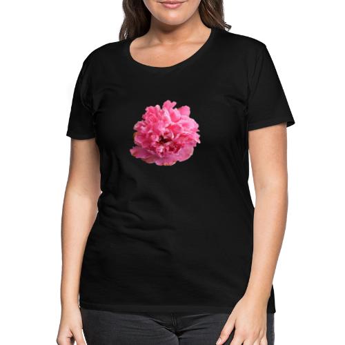 Pfingstrose rosarot Blume - Frauen Premium T-Shirt